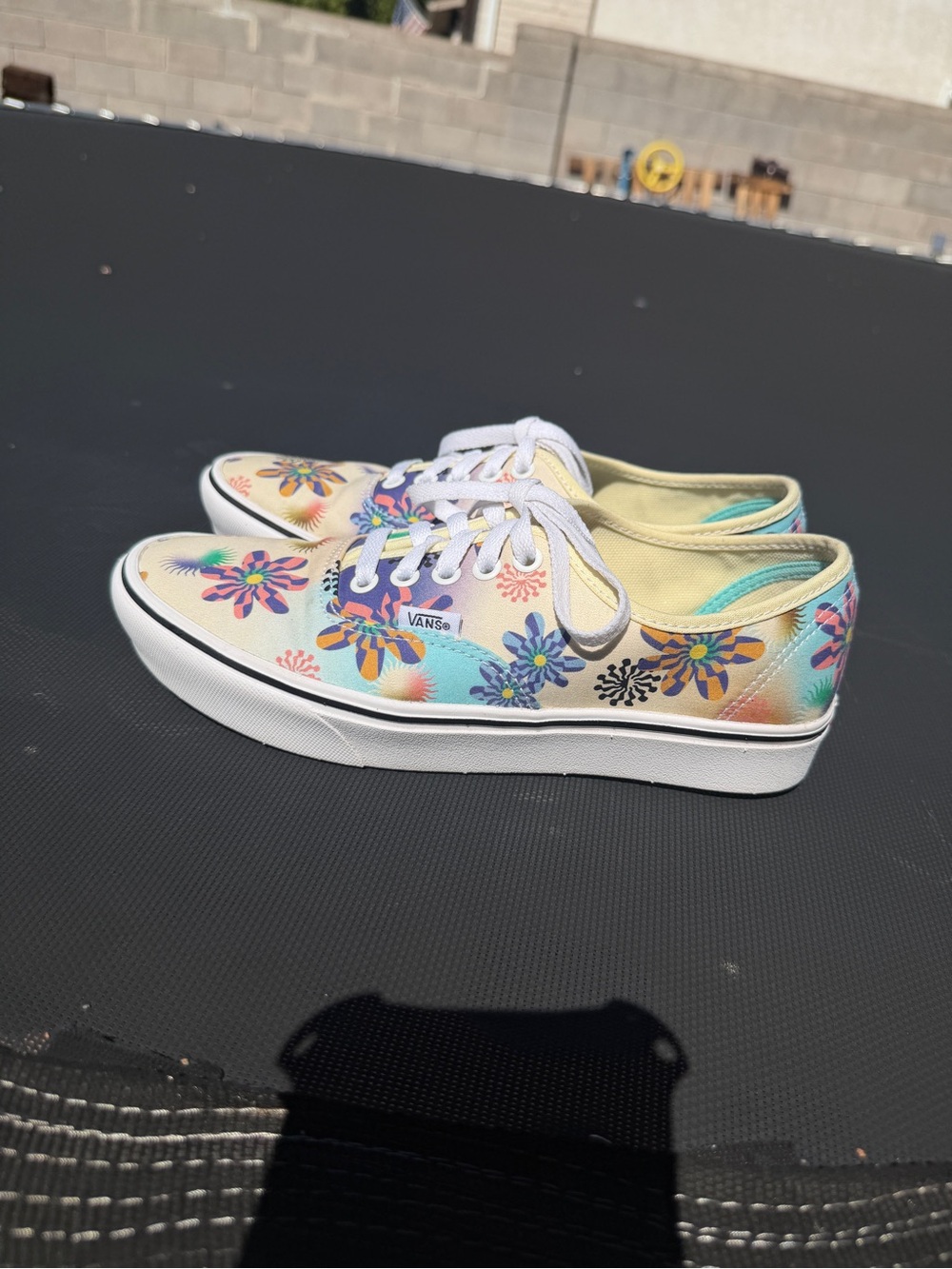 Vans Women's Pastel Floral Canvas Low-Top Sneakers - White/Multi